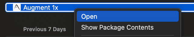 Instructions to open the app on Mac